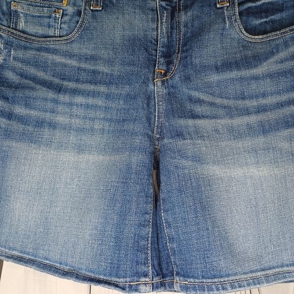 Pilcro And The Letterpress By Anthropologie Blue Denim Shorts - Picture 5 of 13